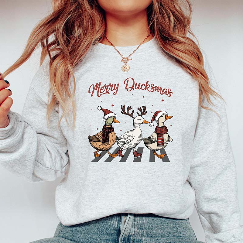 Ducks Christmas Sweatshirt