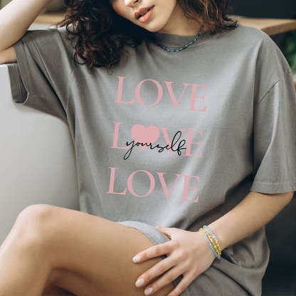 Love Yourself Motivational T-Shirt-lovefitte