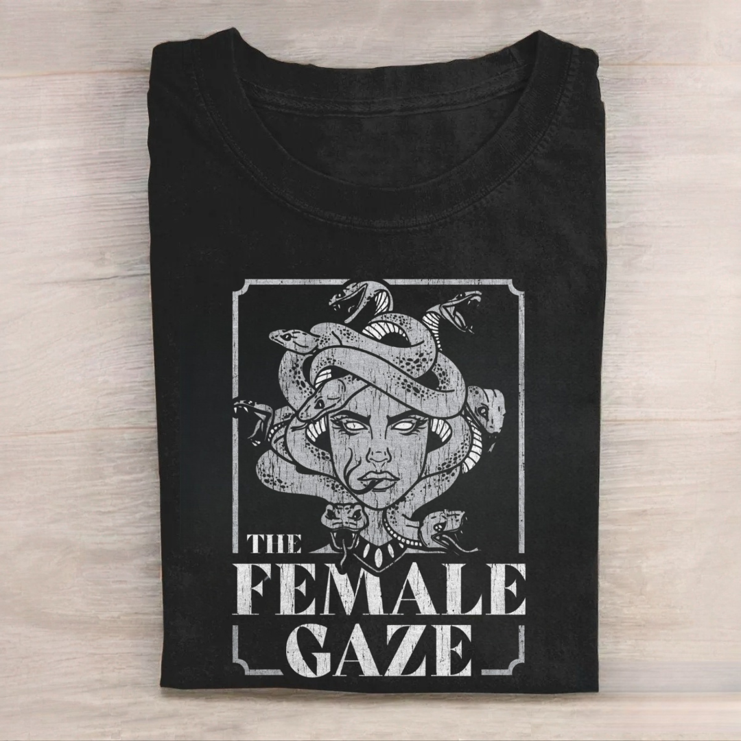 Empower Your Wardrobe with Female Gaze Medusa Tshirt