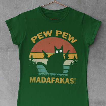 Funny Crazy Cat T-Shirt-lovefitte