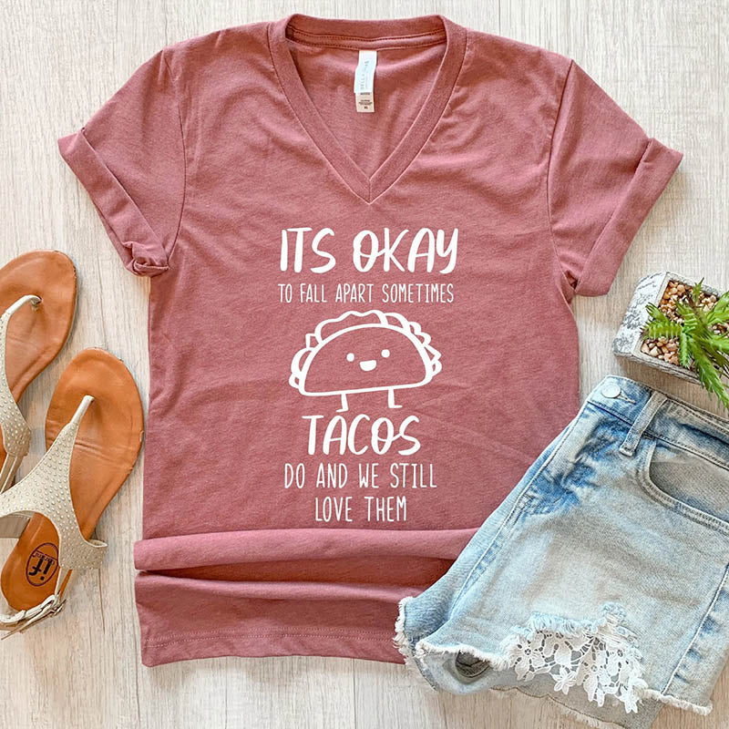 Funny Tacos Mental Health T-Shirt-lovefitte