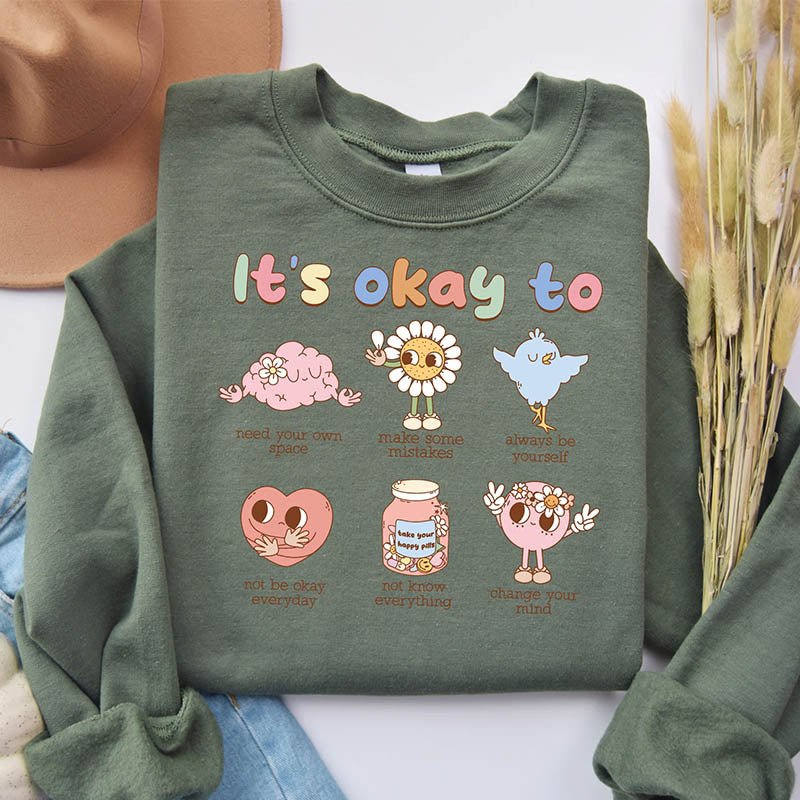 It's Okay To Make Some Mistakes Sweatshirt-lovefitte