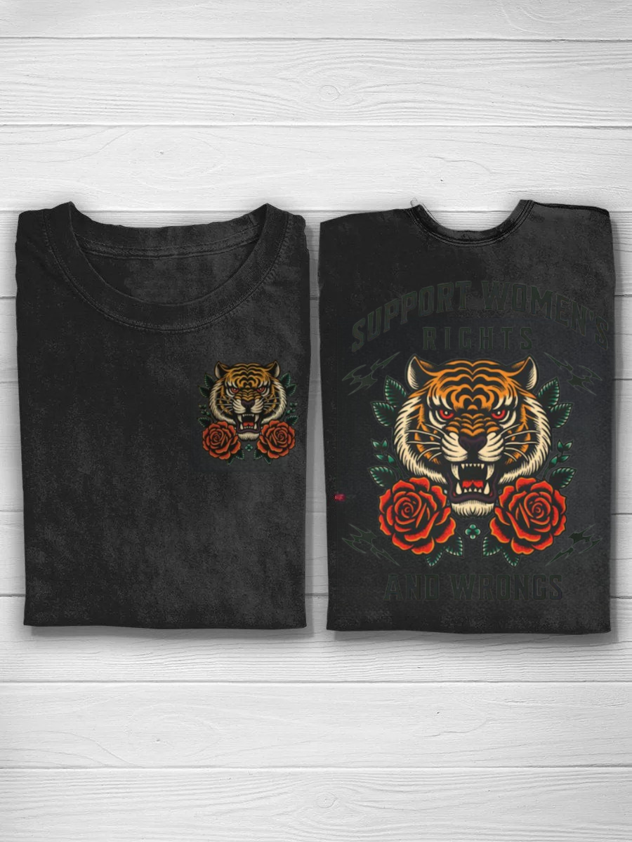 Support Women's Rights and Wrongs Tshirt