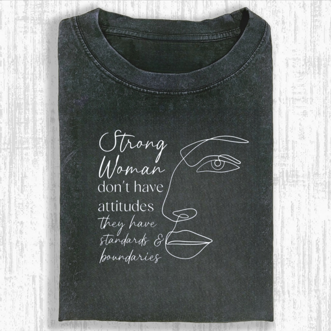 Strong Woman Standards & Boundaries Tshirt
