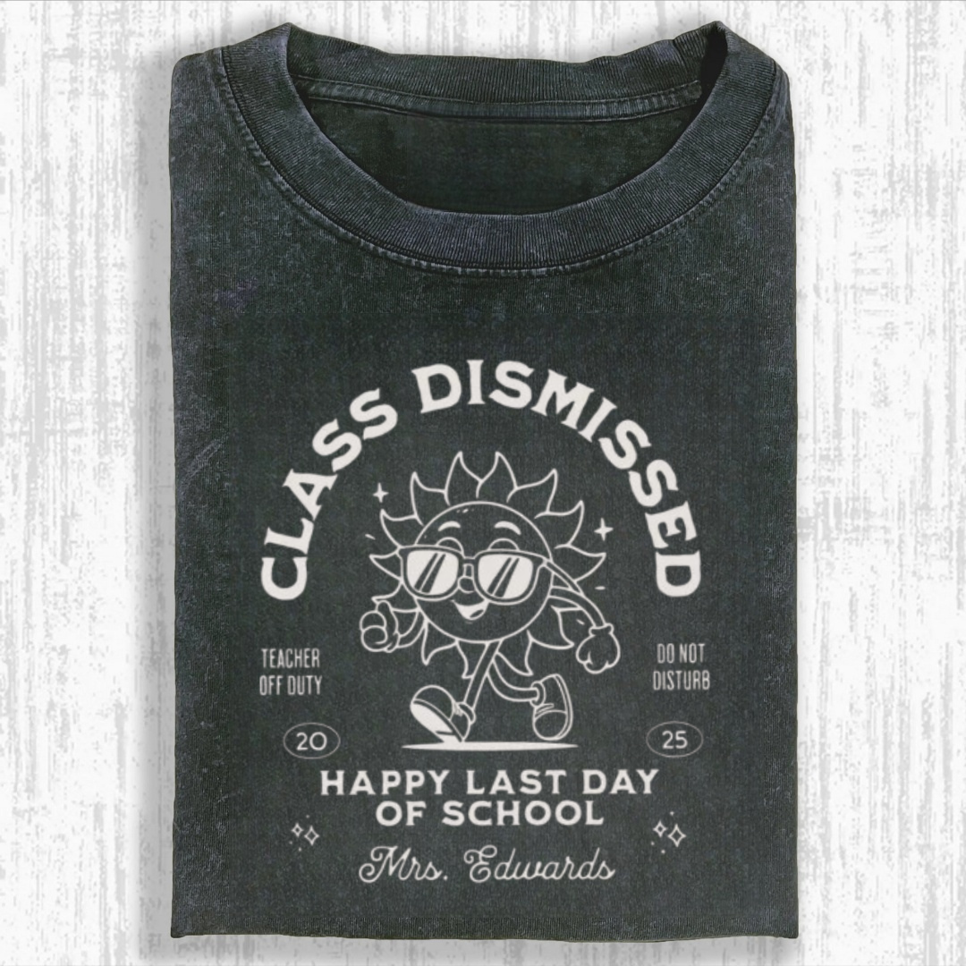 Retro Class Dismissed Tshirt