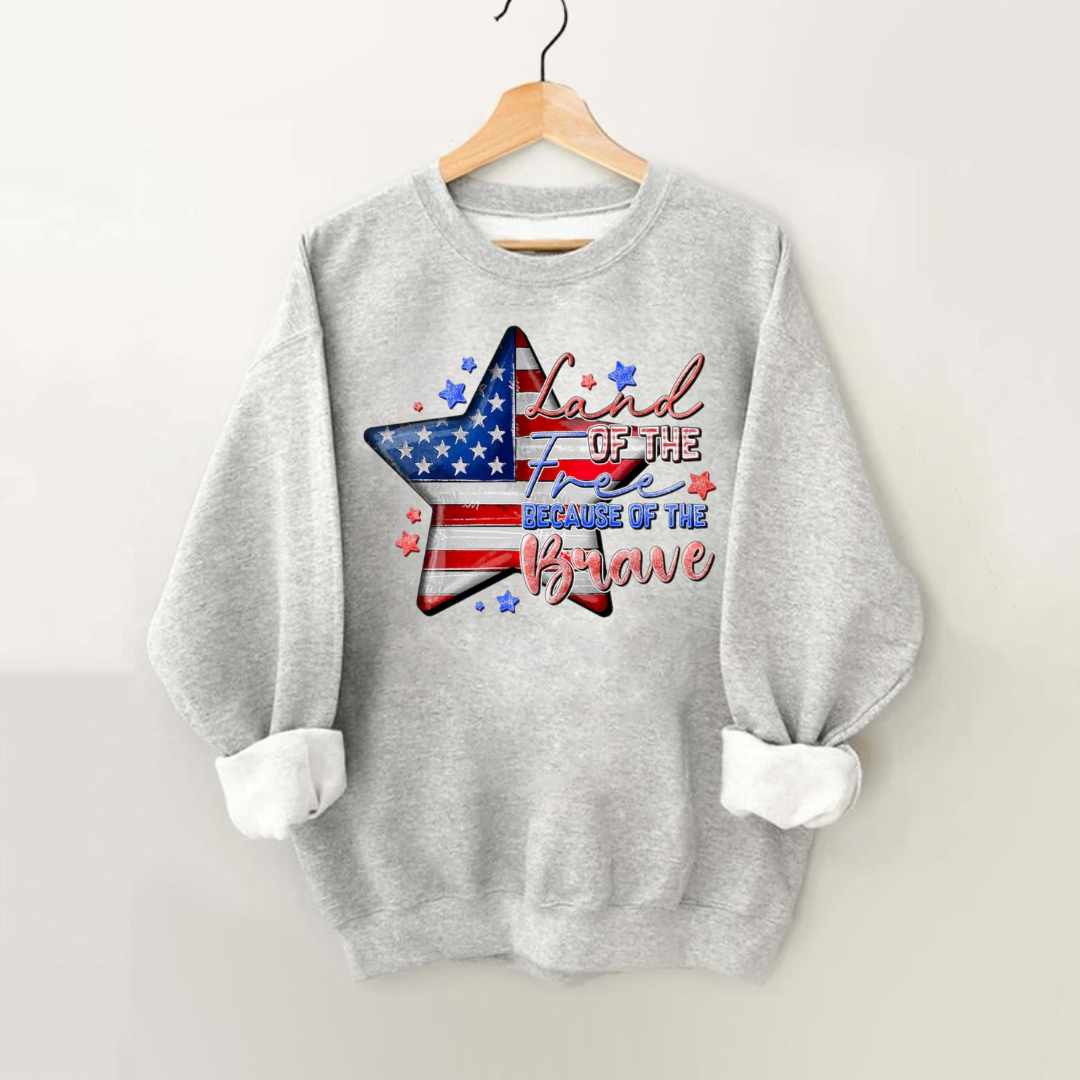Land Of The Free Because Of The Brave Sweatshirt