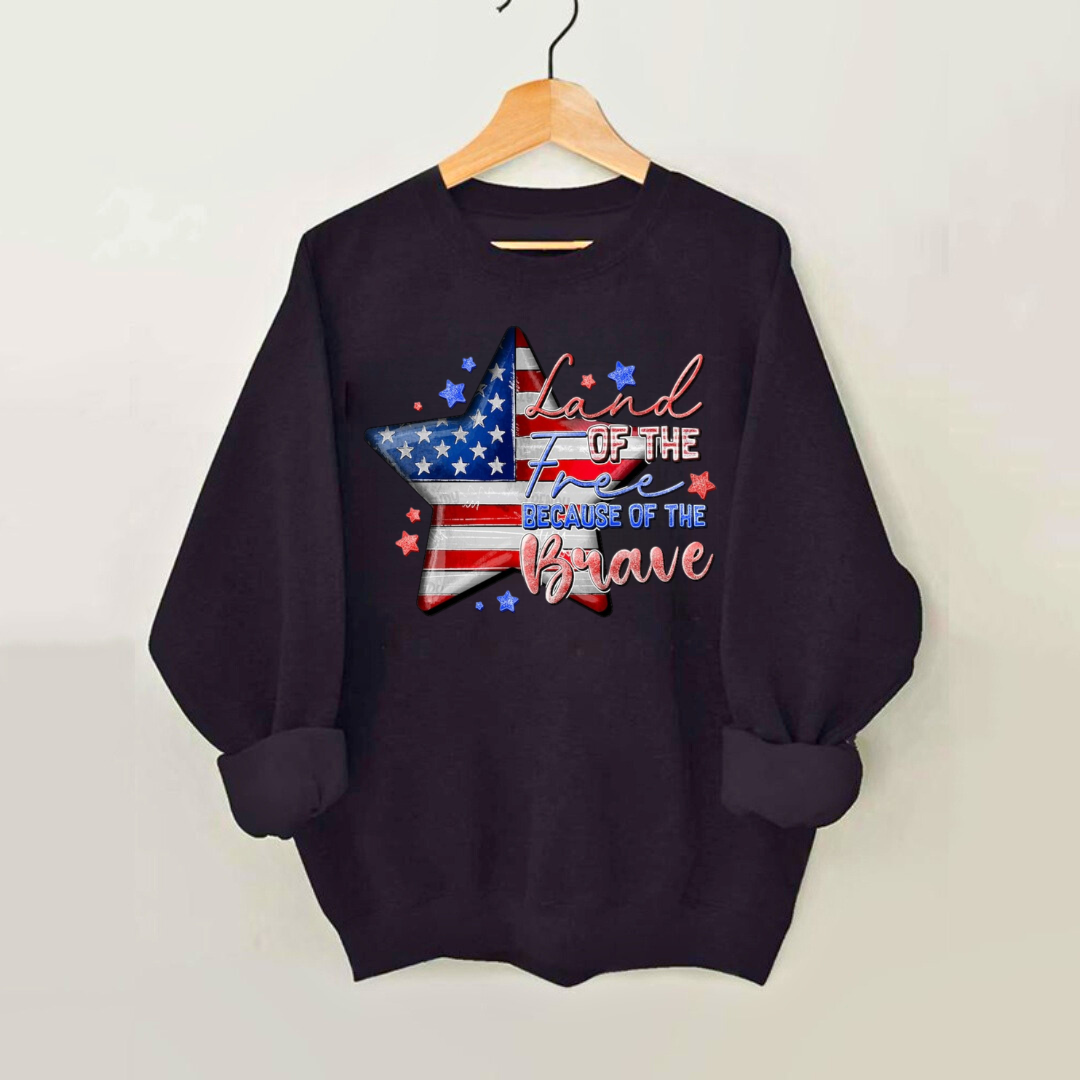Land Of The Free Because Of The Brave Sweatshirt