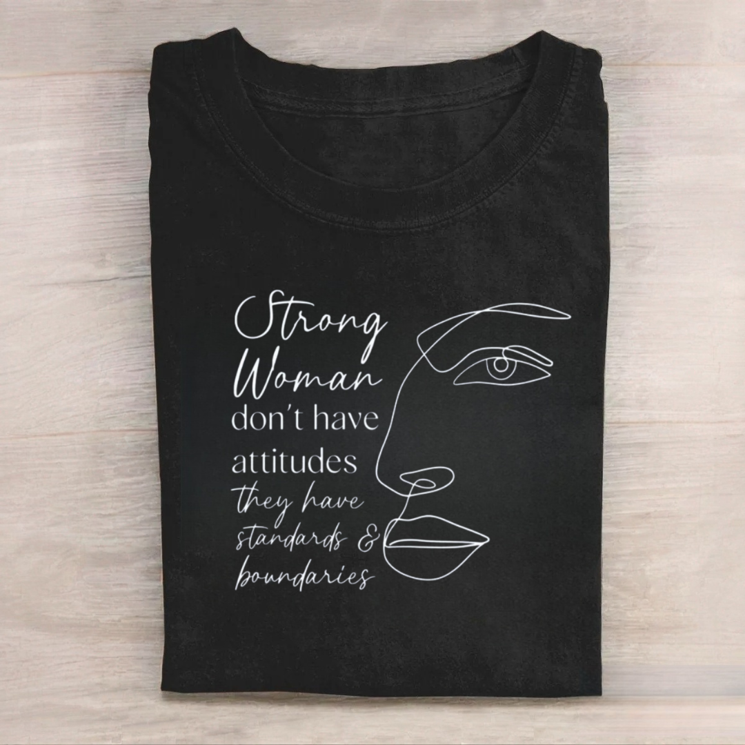 Strong Woman Standards & Boundaries Tshirt