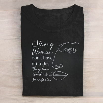 Strong Woman Standards & Boundaries Tshirt