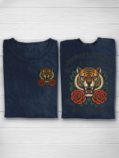 Support Women's Rights and Wrongs Tshirt