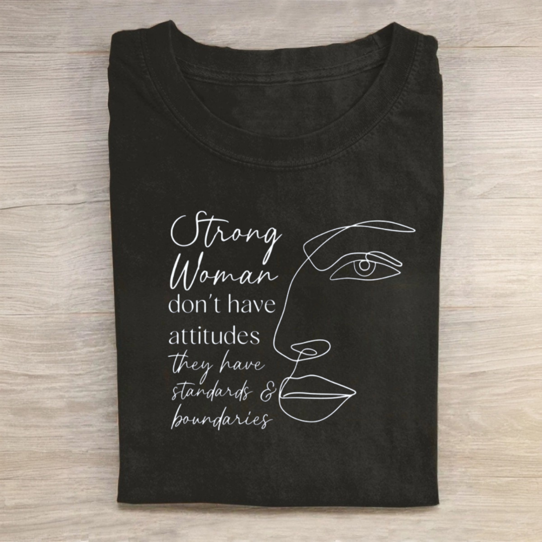 Strong Woman Standards & Boundaries Tshirt
