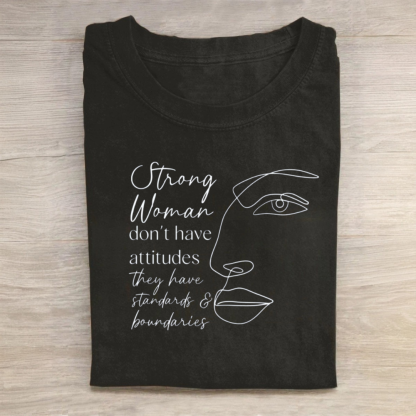 Strong Woman Standards & Boundaries Tshirt