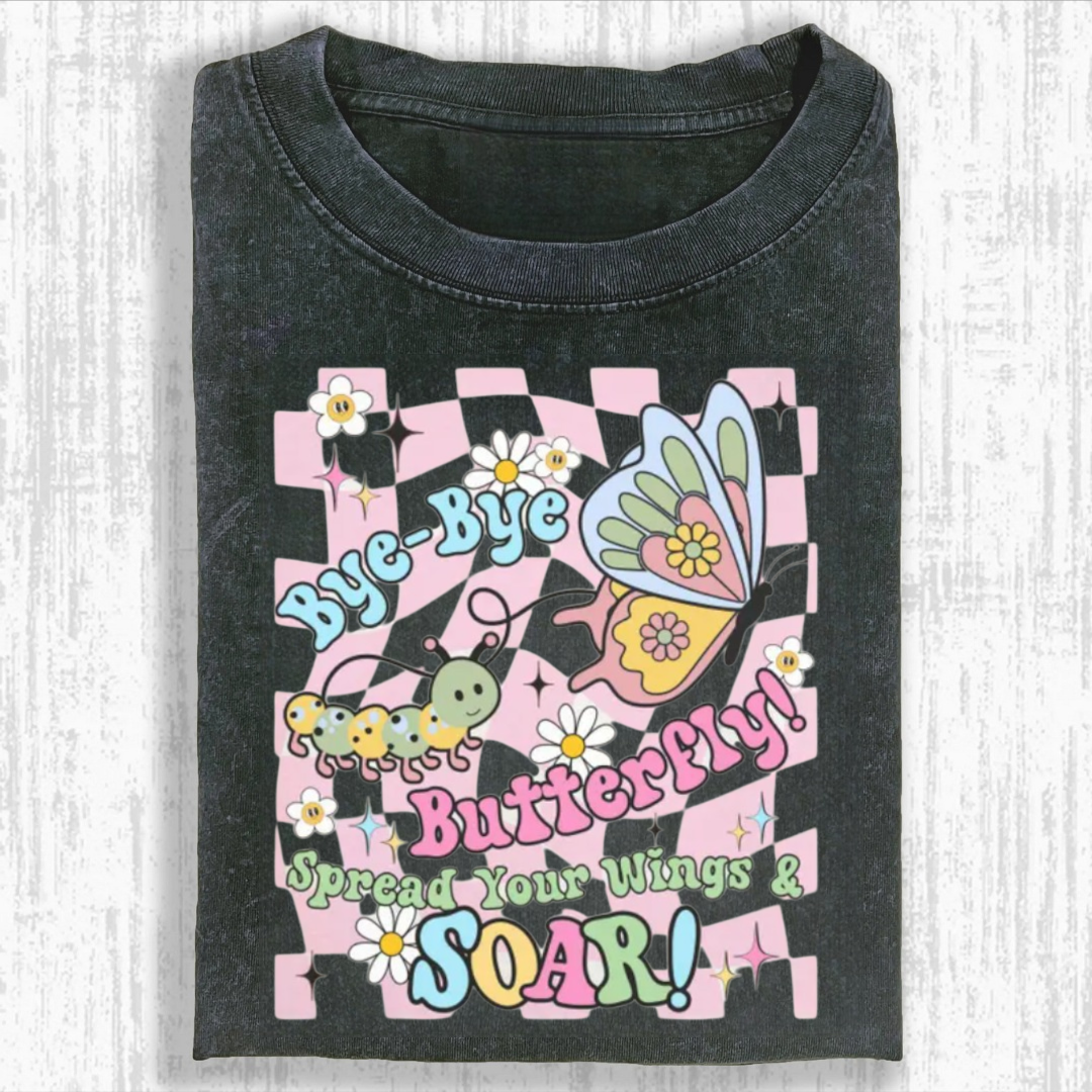 Butterfly Last Day of School Tshirt