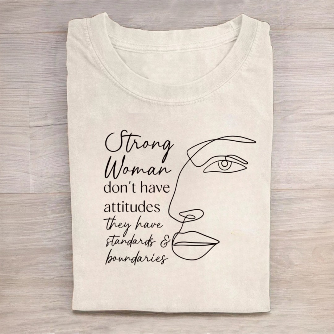 Strong Woman Standards & Boundaries Tshirt