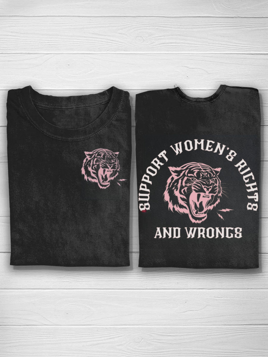 Support Women's Rights and Wrongs Shirt
