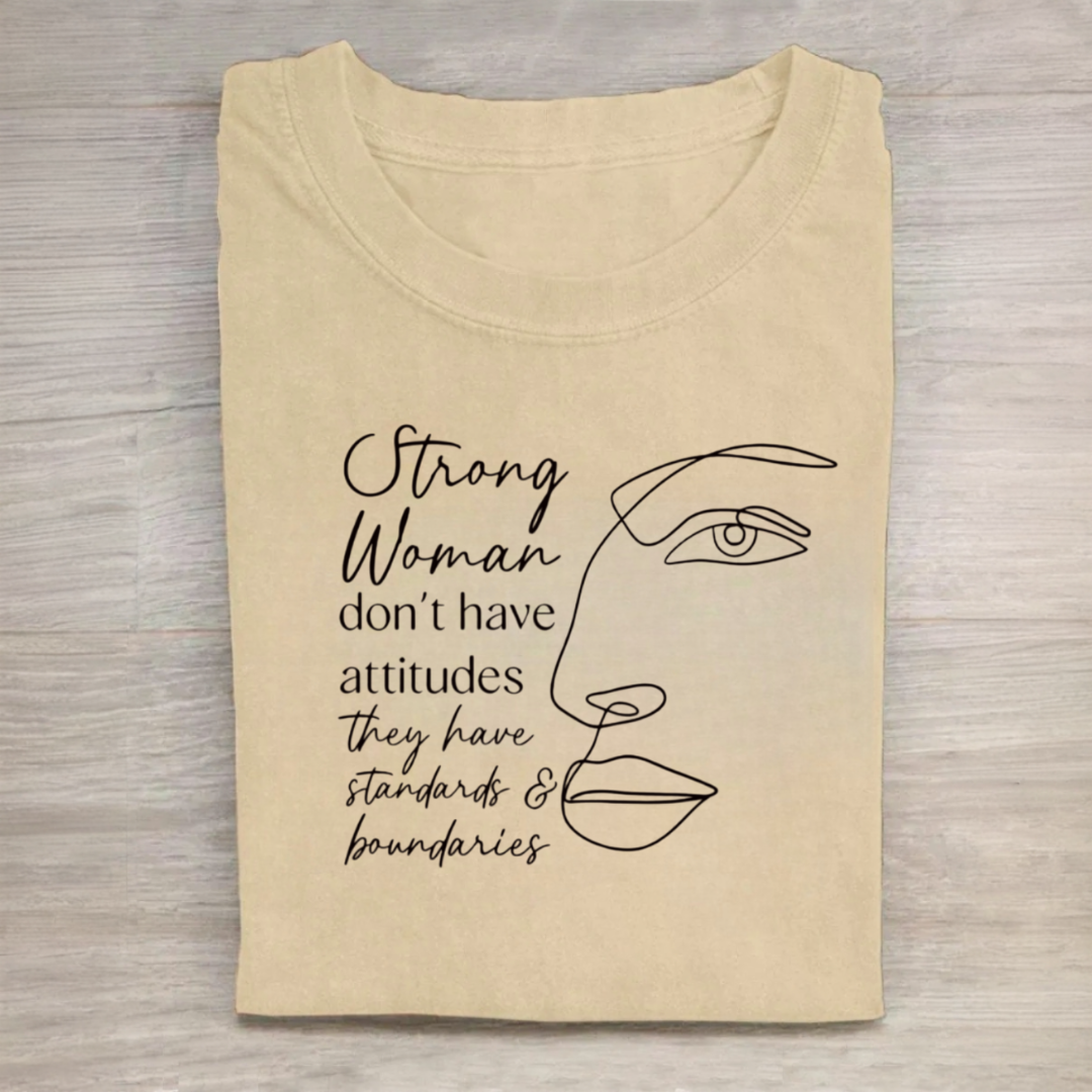 Strong Woman Standards & Boundaries Tshirt