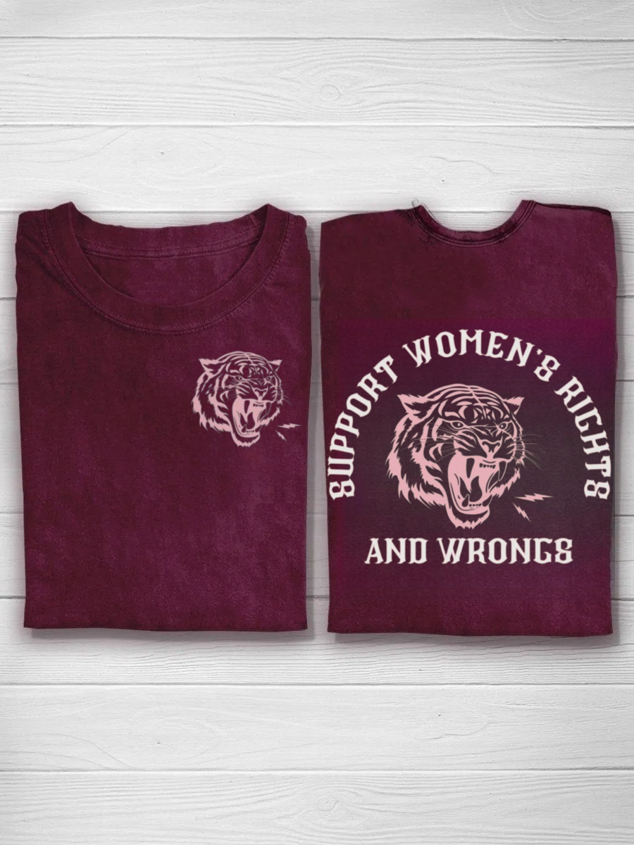 Support Women's Rights and Wrongs Shirt