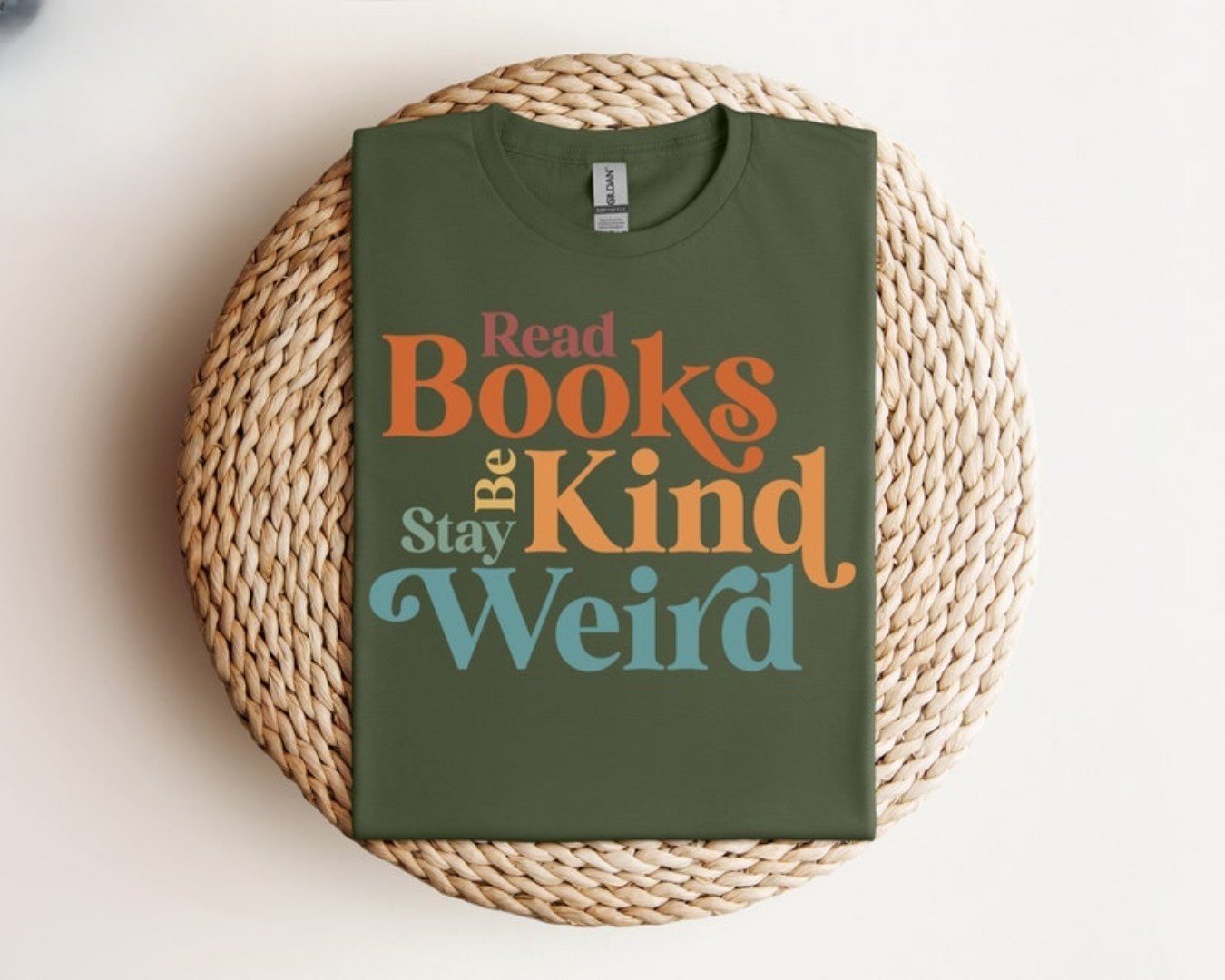 Read Books Be Kind Stay Weird Shirt