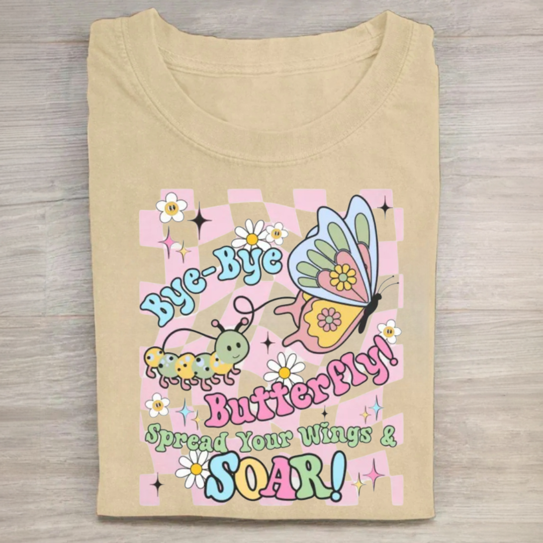 Butterfly Last Day of School Tshirt
