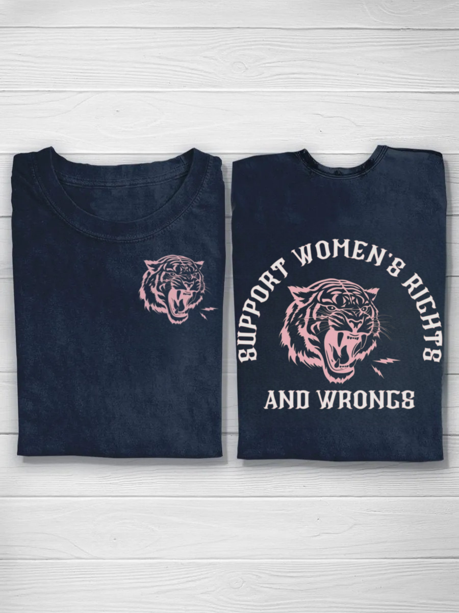 Support Women's Rights and Wrongs Shirt