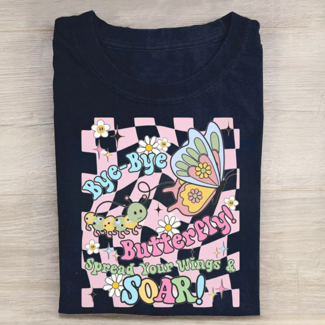 Butterfly Last Day of School Tshirt