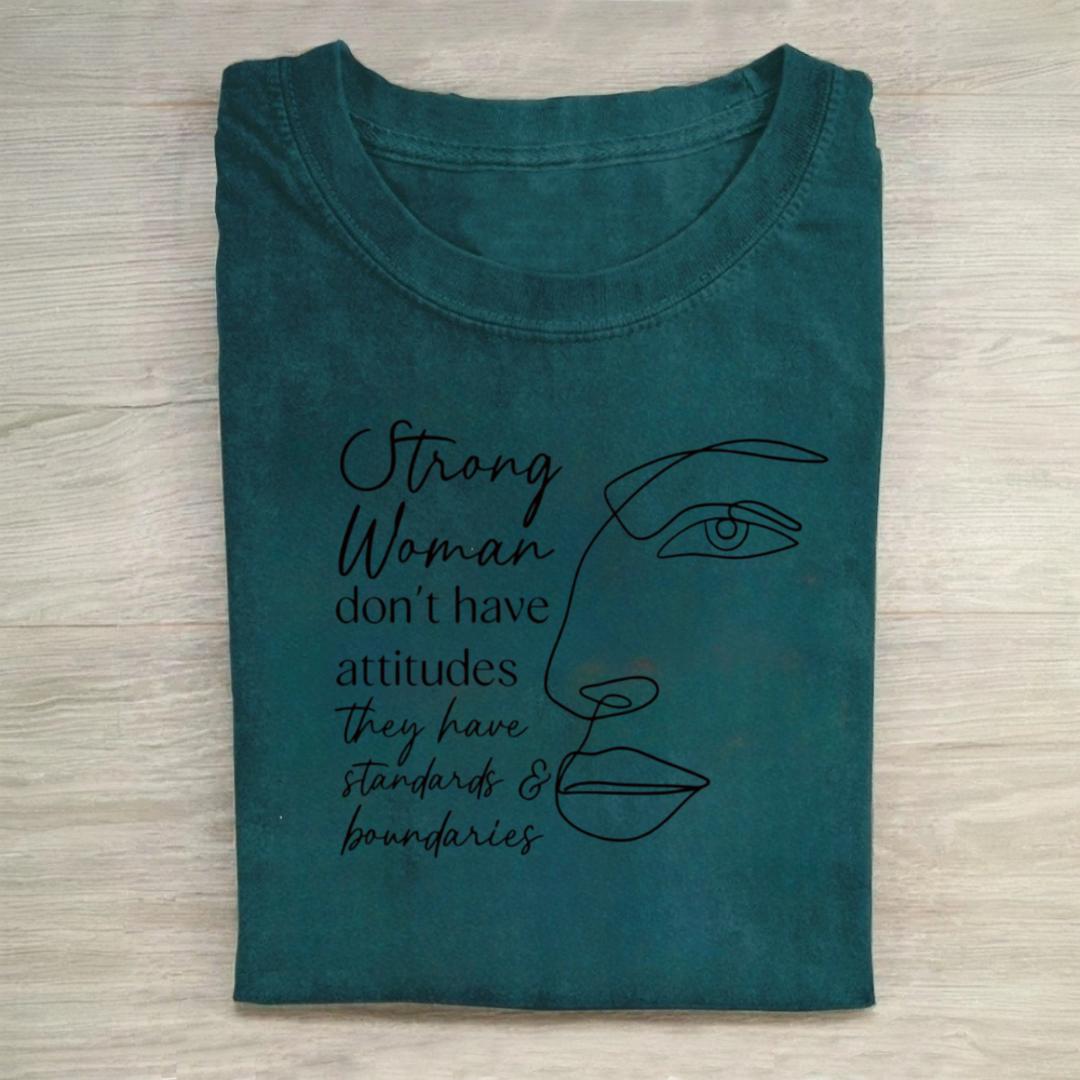 Strong Woman Standards & Boundaries Tshirt
