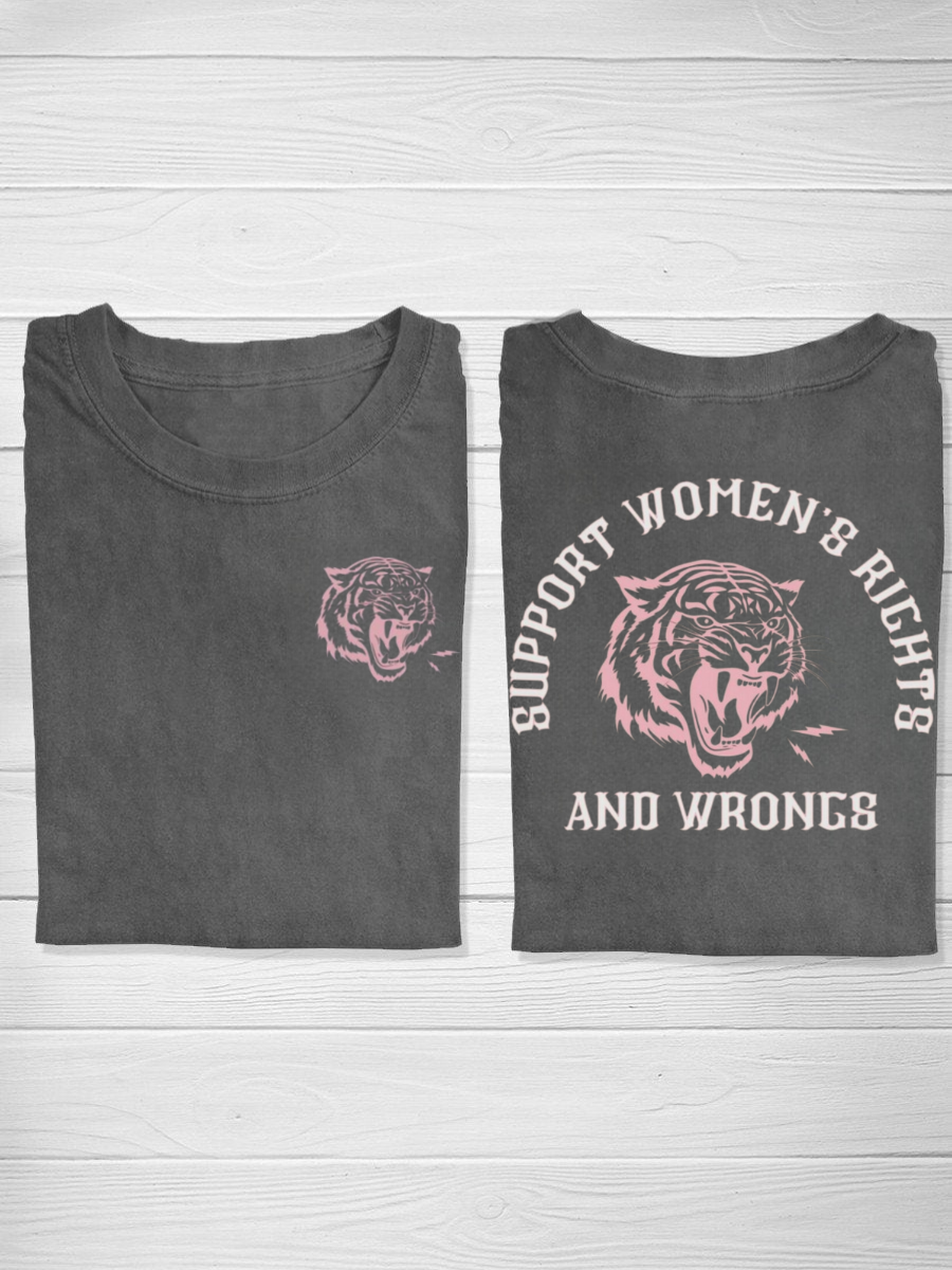 Support Women's Rights and Wrongs Shirt