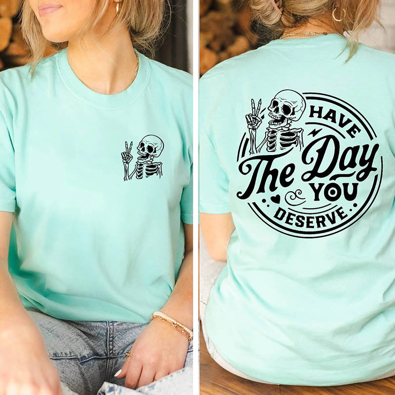 Inspirational Motivational Skeleton T-Shirt-lovefitte