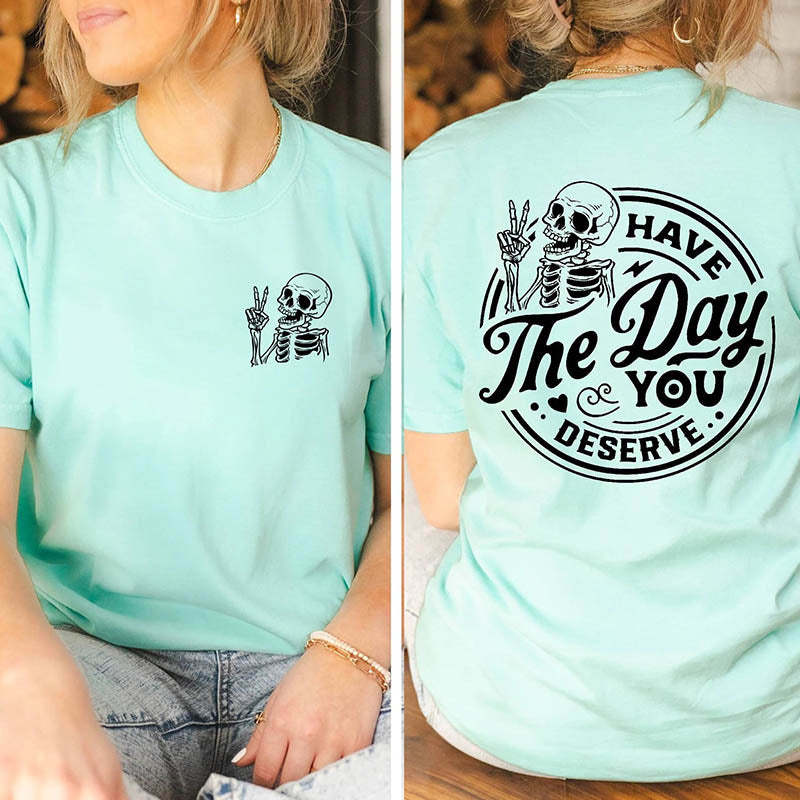 Inspirational Motivational Skeleton T-Shirt-lovefitte