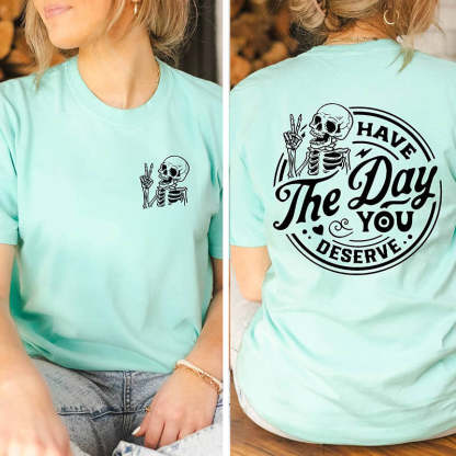 Inspirational Motivational Skeleton T-Shirt-lovefitte