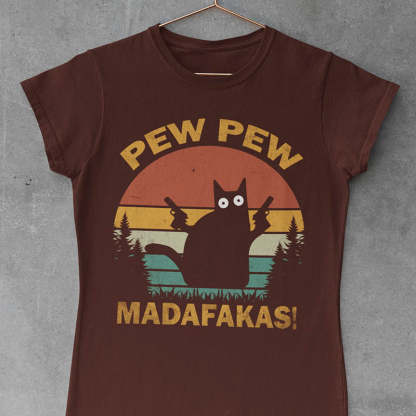 Funny Crazy Cat T-Shirt-lovefitte