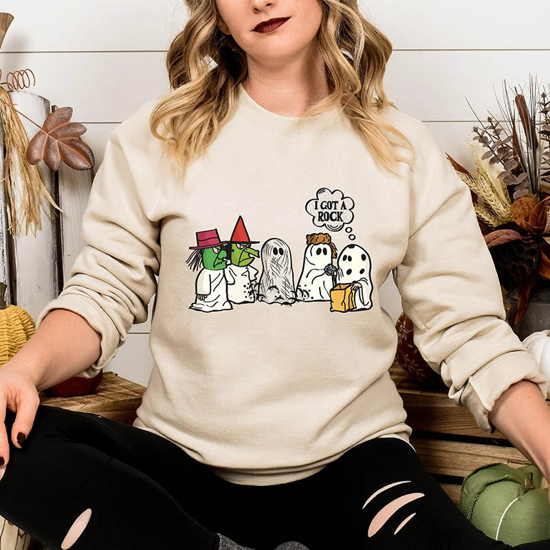 I Got A Rock Halloween Sweatshirt