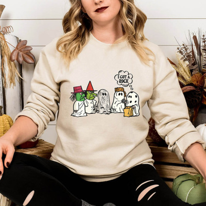 I Got A Rock Halloween Sweatshirt