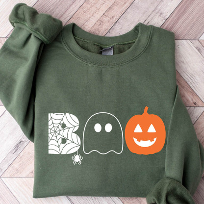 Halloween Boo Sweatshirt