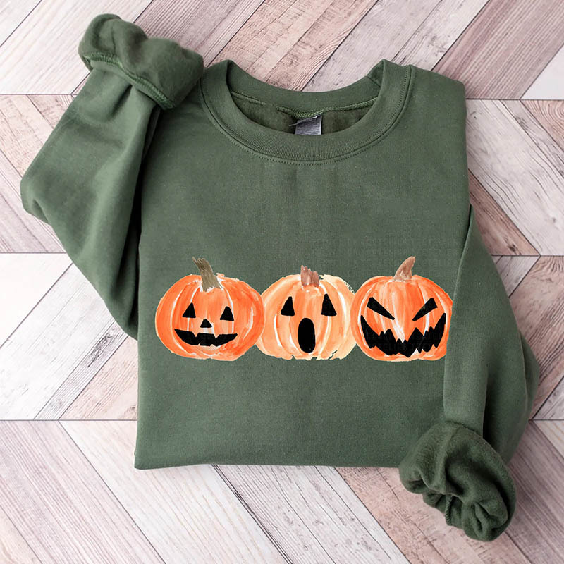 Cute Three Pumpkin Sweatshirt