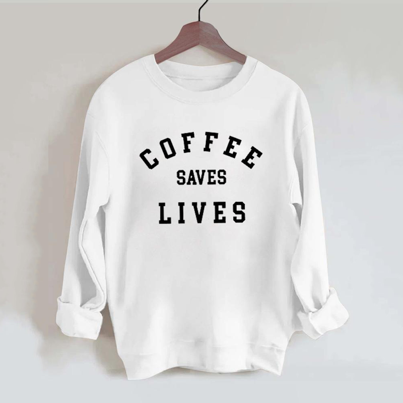 Coffee Saves Lives Vintage Gym Sweatshirt-lovefitte