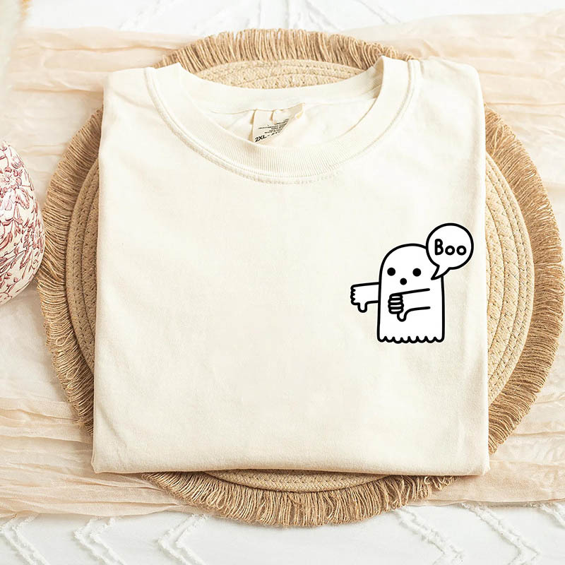 Boo Ghost Halloween Sweatshirt