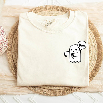 Boo Ghost Halloween Sweatshirt