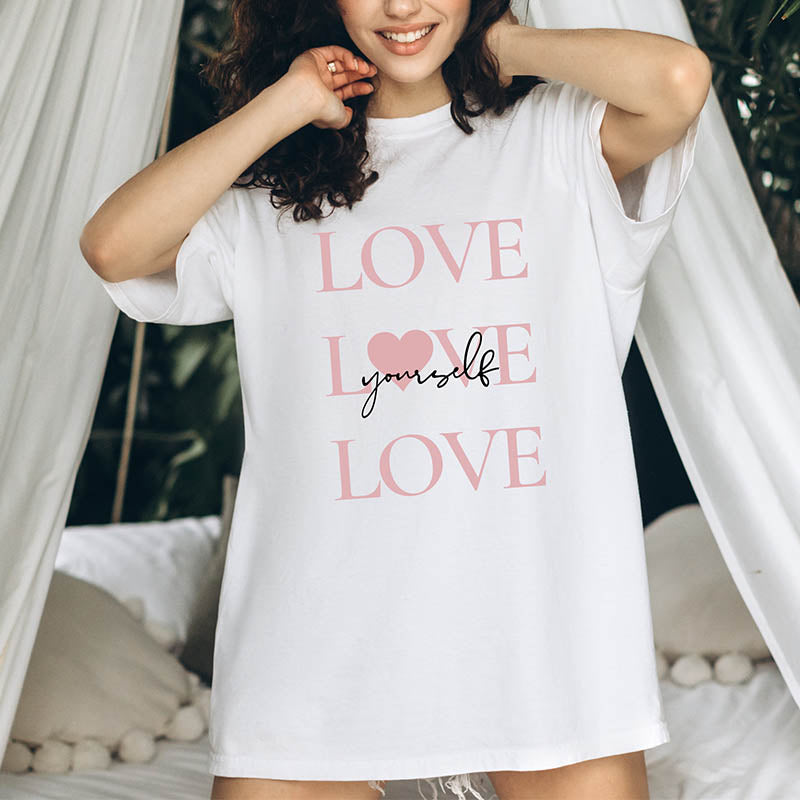 Love Yourself Motivational T-Shirt-lovefitte