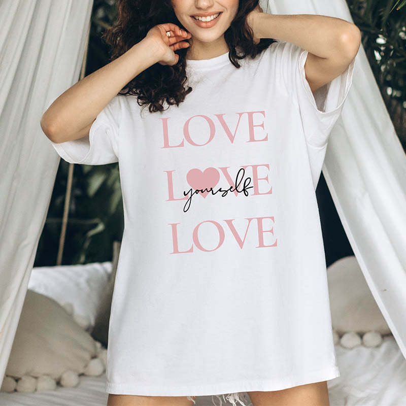 Love Yourself Motivational T-Shirt-lovefitte