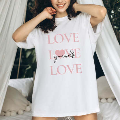 Love Yourself Motivational T-Shirt-lovefitte