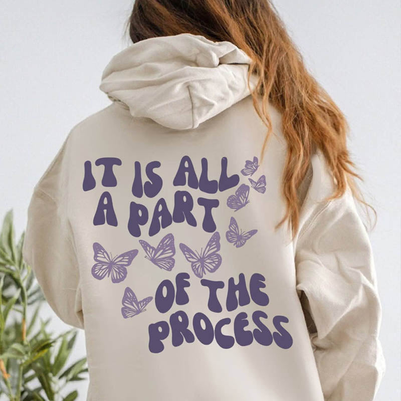 Trust the Process Aesthetic Trendy Hoodie-lovefitte