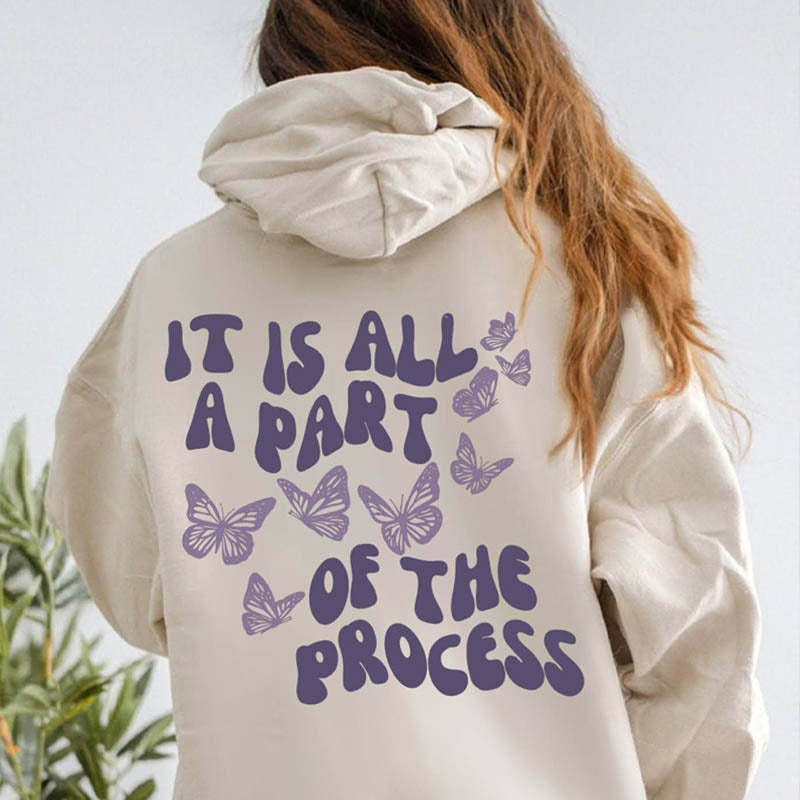 Trust the Process Aesthetic Trendy Hoodie-lovefitte
