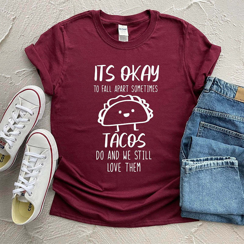 Funny Tacos Mental Health T-Shirt-lovefitte