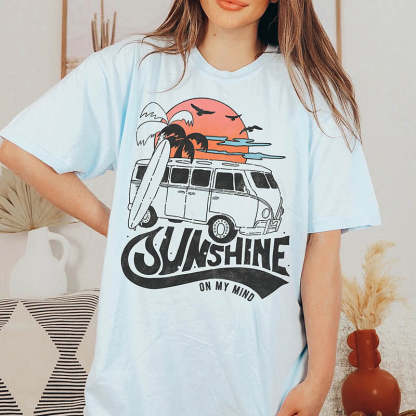 Sunshine on My Mine Vacation T-Shirt-lovefitte