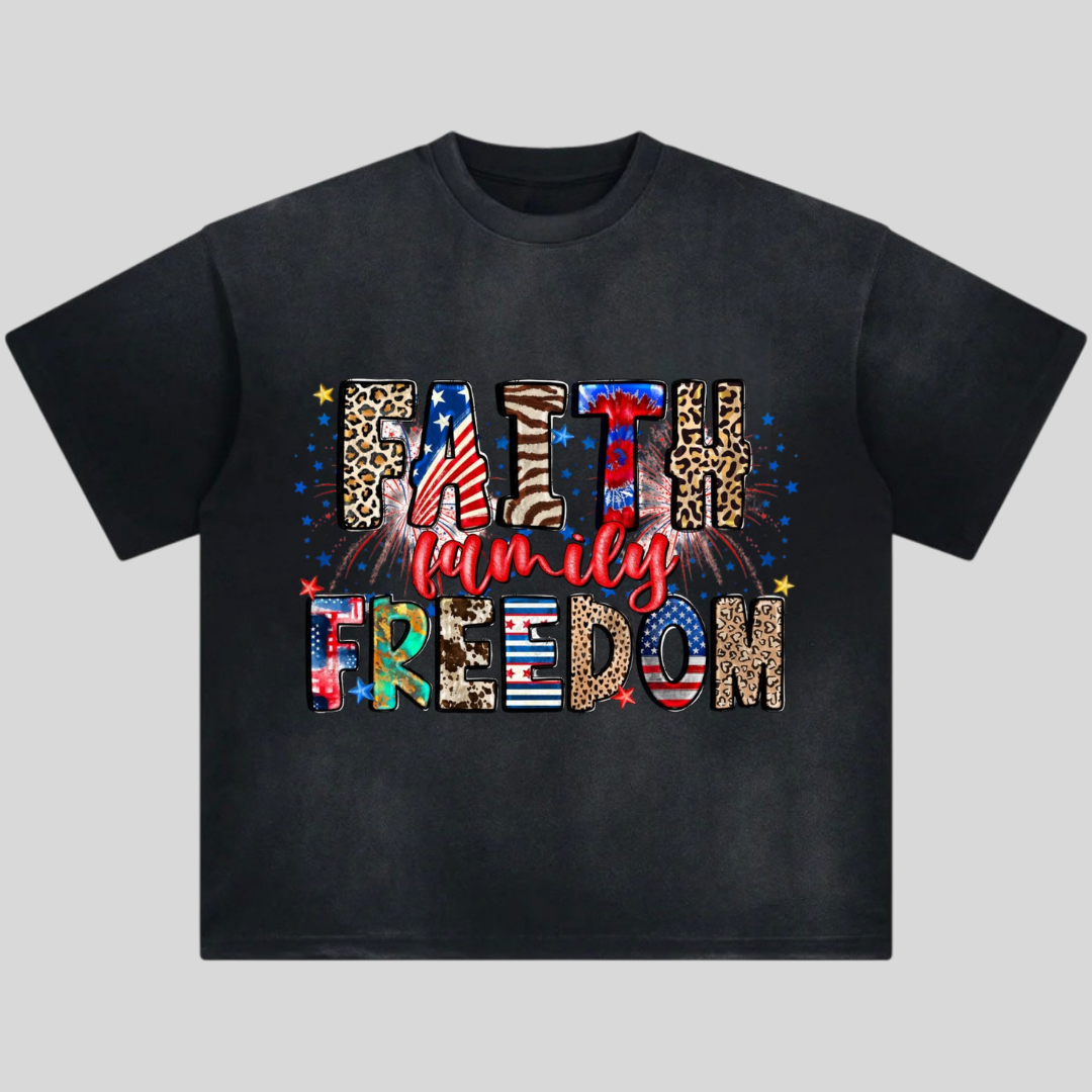 Faith Family Freedom Tshirt