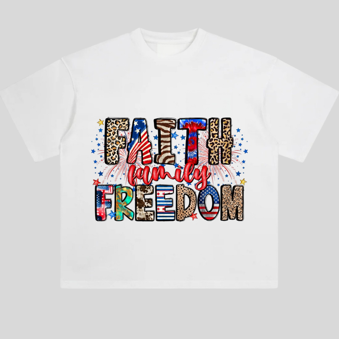 Faith Family Freedom Tshirt