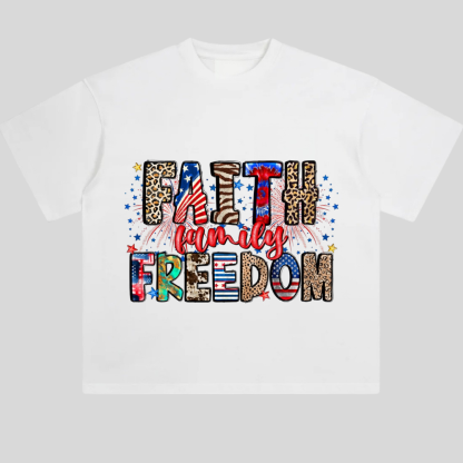 Faith Family Freedom Tshirt