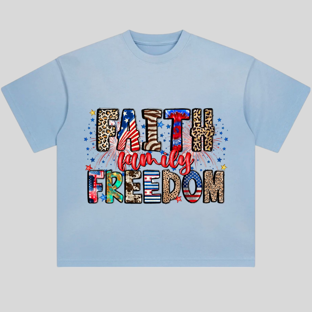 Faith Family Freedom Tshirt