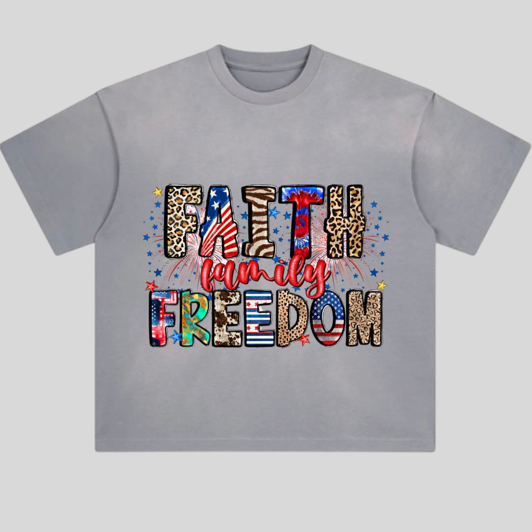 Faith Family Freedom Tshirt